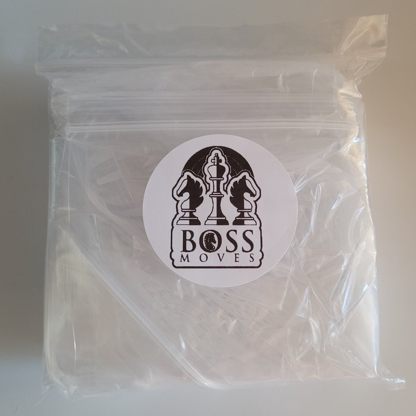 Boss Moves high quality, easy-to-use zip bags (2x2 Inch)