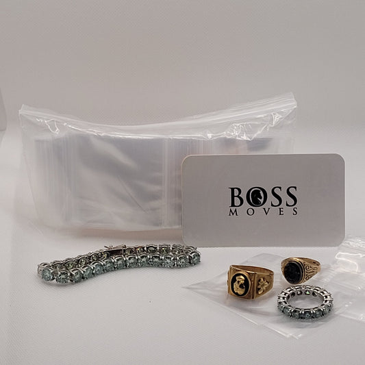 Boss Moves high quality, easy-to-use zip bags (2x2 Inch)